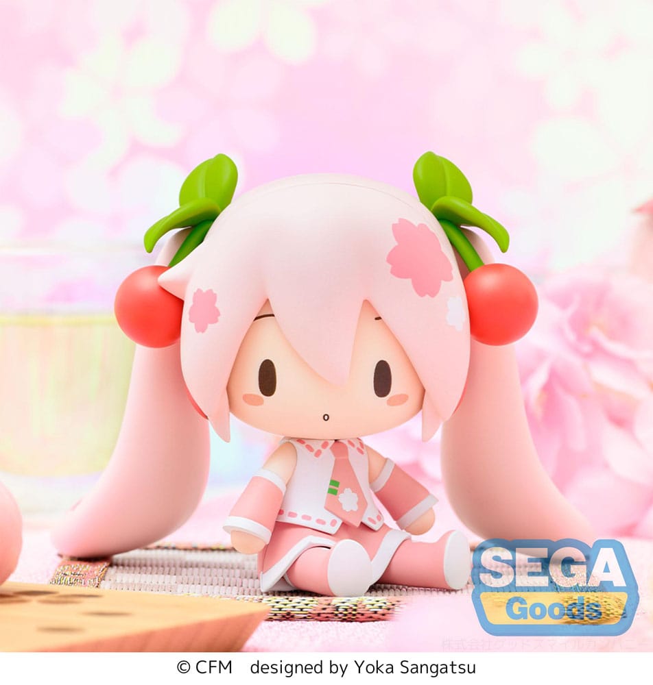 Character Vocal Series 01: Hatsune Miku Fuwa Petit Chibi-figuur Sakura Miku 8 cm