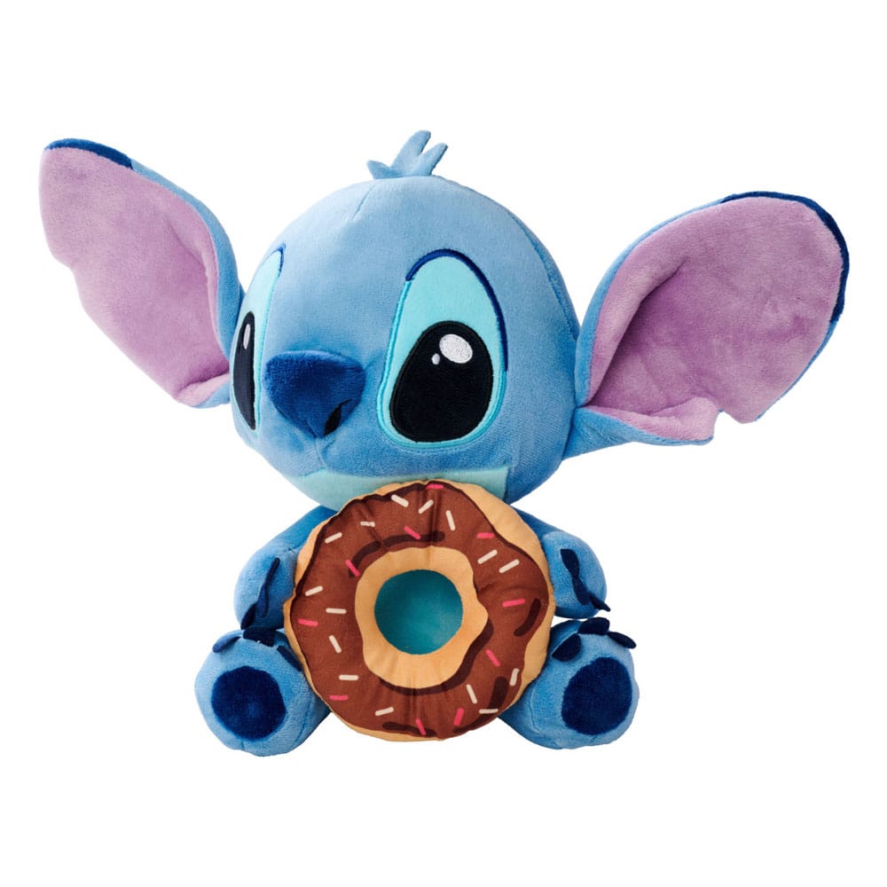 Lilo & Stitch Plush figuursteek met donut 25 cm