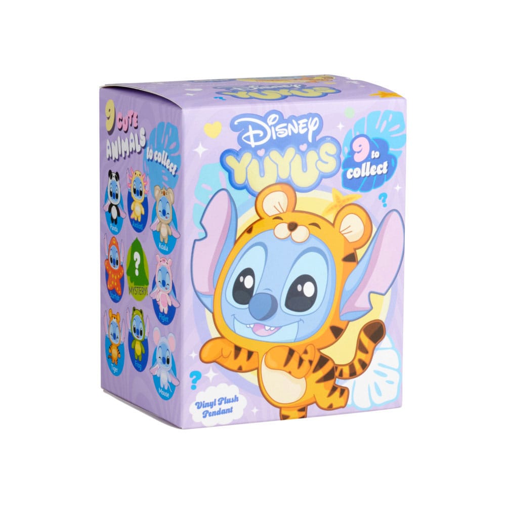 Disney YuYus Peluche Portachiavi Stitch 12 cm Blindbox Display (8)