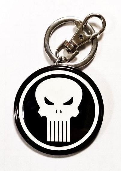 Marvel Comics Metal nøglering Punisher-logo