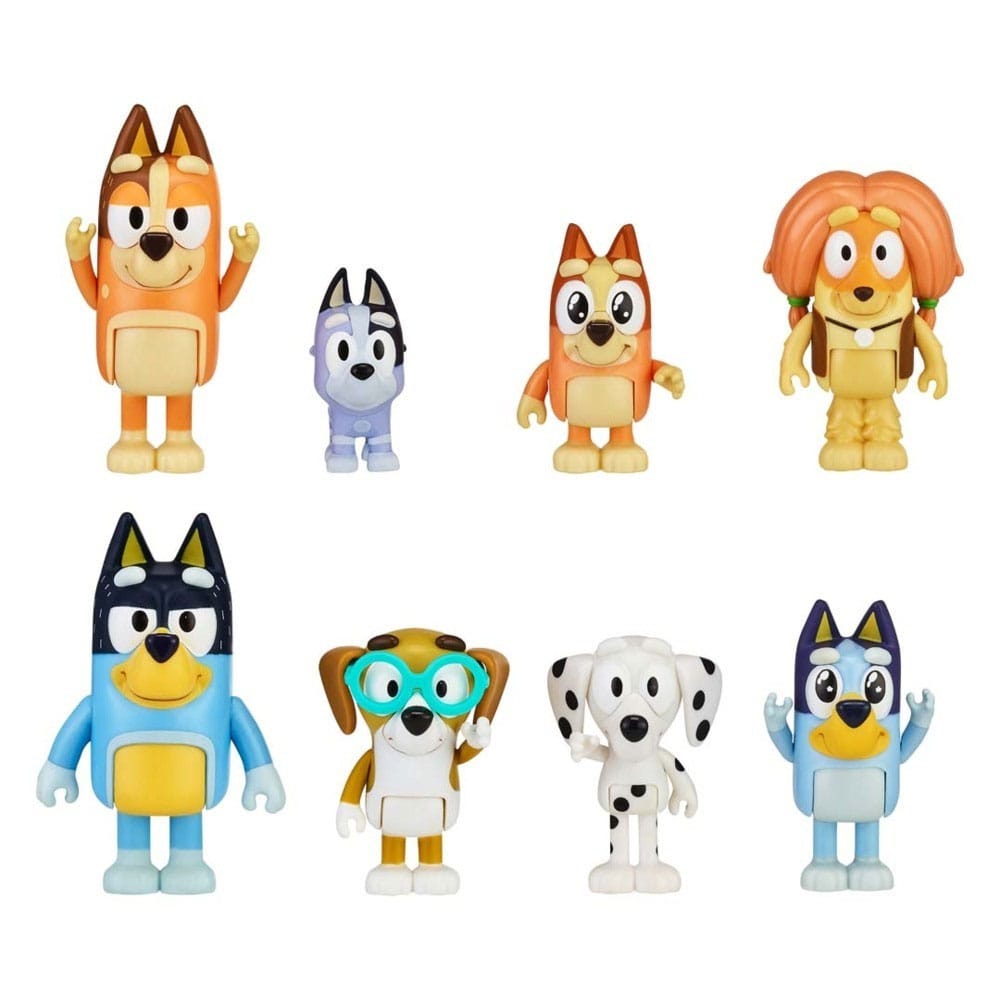 Bluey-Action-Abbildungen 8-Pack