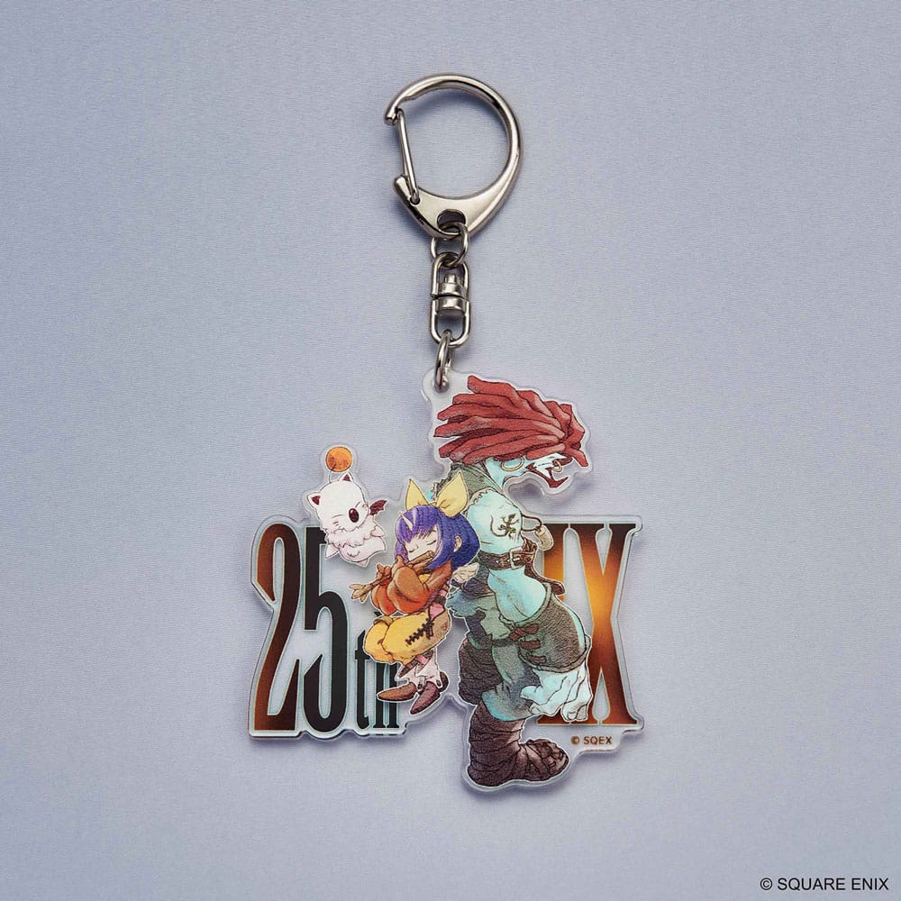 Final Fantasy IX Acryl-Schlüsselanhänger zum 25-jährigen Jubiläum von Eiko & Salamander