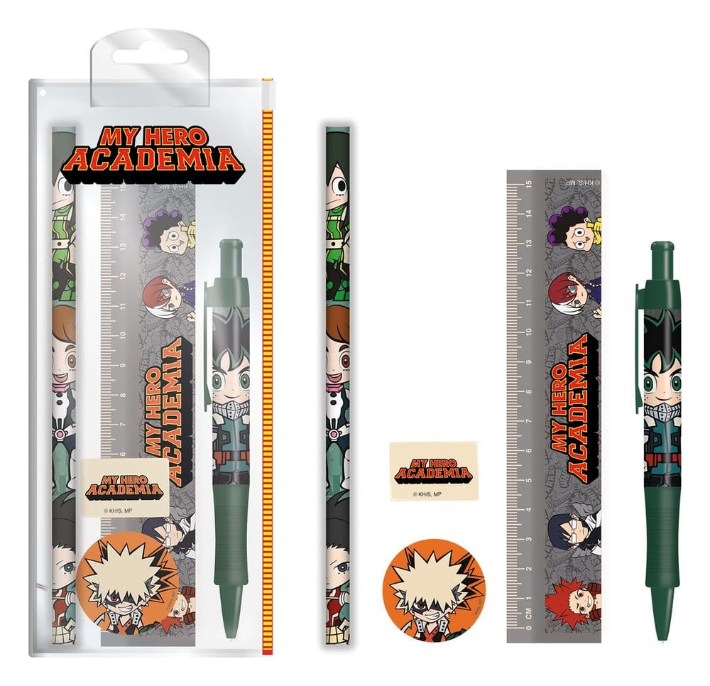 Ensemble de papeterie My Hero Academia Chibi