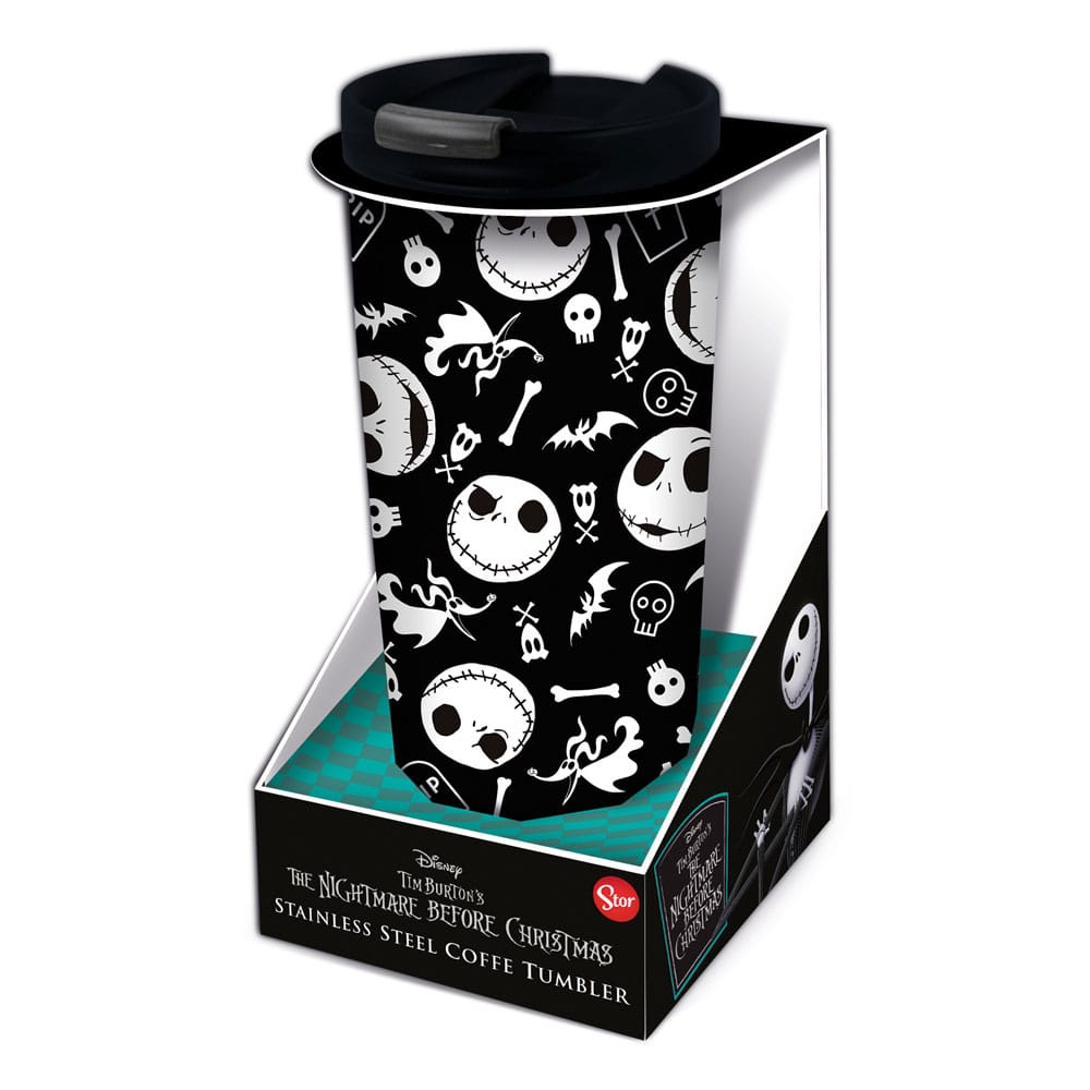 Nightmare Before Christmas Stainless Steel Travel Tumbler Jack's Face