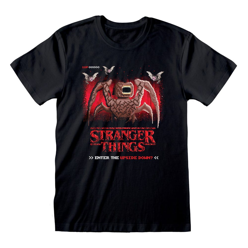 Camiseta Stranger Things 8 Bits al revés