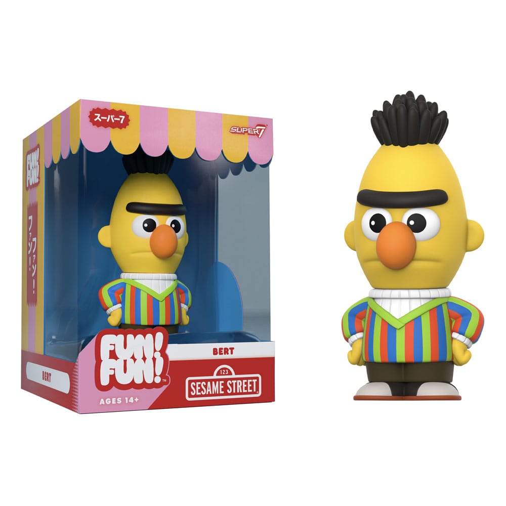 Sesamgade SJOVT! SJOV! Vinyl Action Figur Wave 02 Bert 13 cm