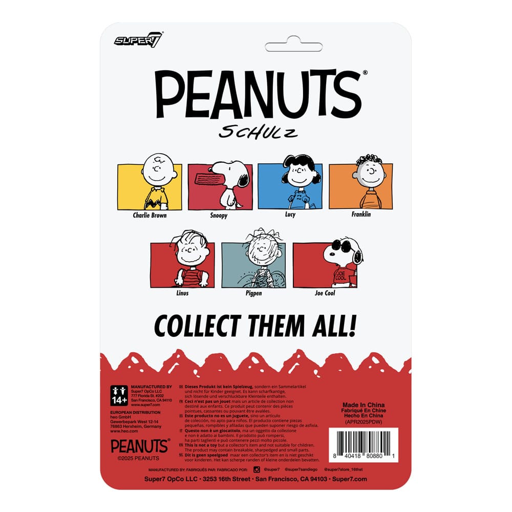 Peanuts ReAction Action Figur Wave 8 Joe Cool 9 cm
