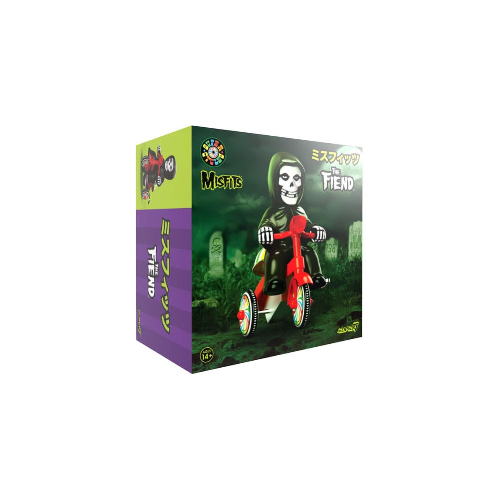 Misfits Super Cycles Action Figur Mummy Boy (sort med rød trike) 13 cm