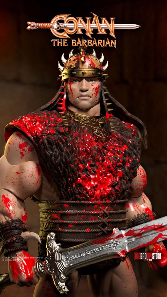 Conan the Barbarian Ultimates Actiefiguur Conan Blood Soaked Pit Fighter 18 cm
