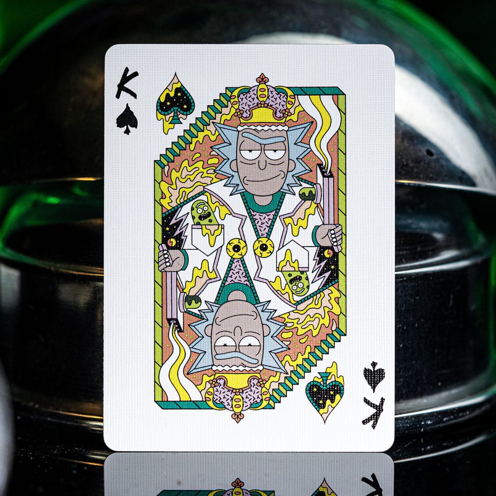 Rick og Morty spiller kort
