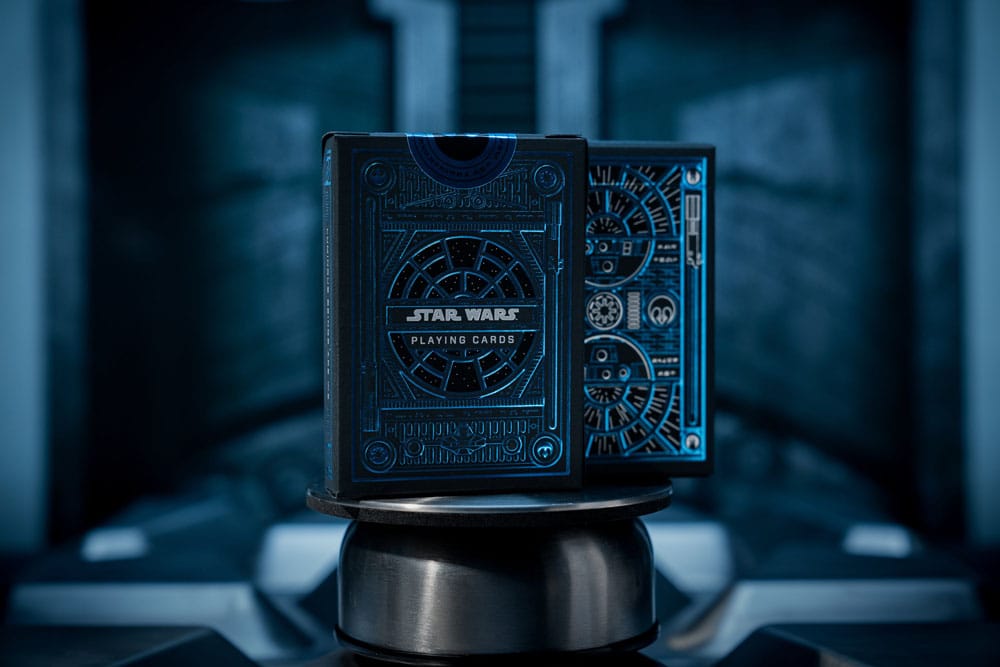Star Wars som spiller kort blå versjon