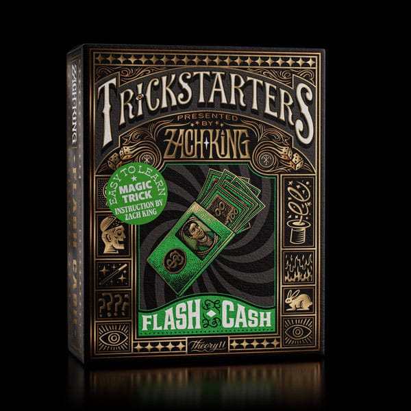 Trickstarters de Zach King Caja para trucos de magia Flash Cash