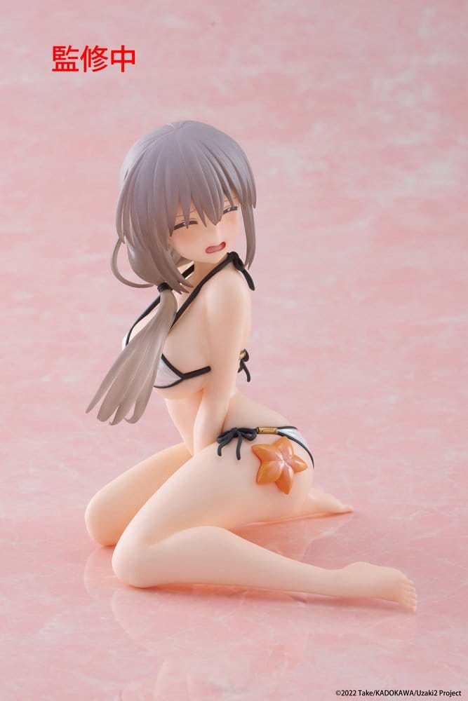 Uzaki-chan ønsker at hænge ud! PVC Statue Desktop Sød Figur Tsuki Uzaki (Badetøj Ver.) 13 cm