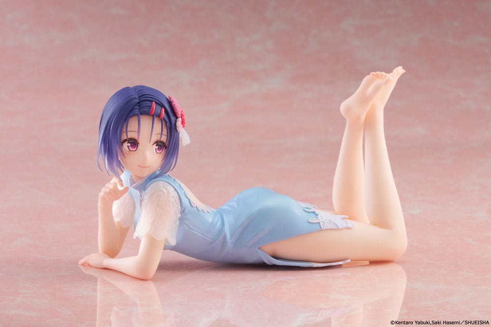 To Love-Ru Darkness Statua in PVC Desktop Figura carina Haruna Sairenji (China Dress Ver.) 13 cm