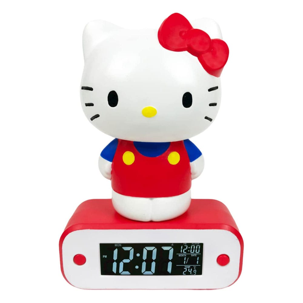 Hello Kitty vækkeur med let vegeta 17 cm