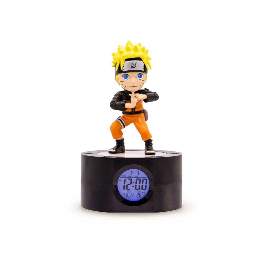 Naruto Shippuden wekker met lichte naruto 18 cm