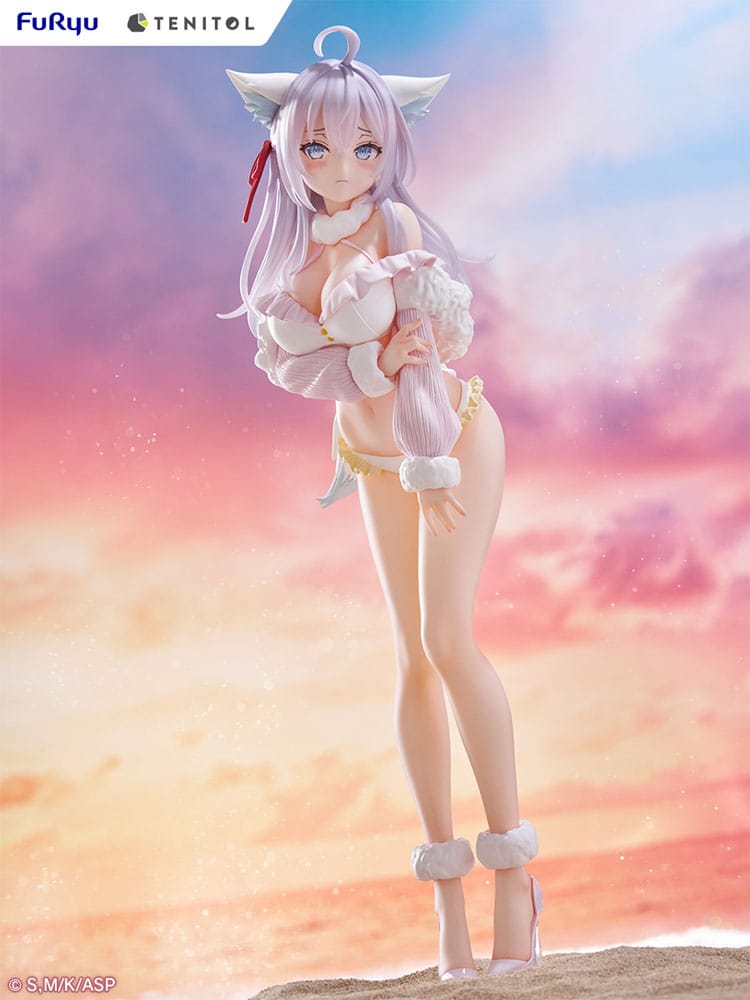 Alya versteckt manchmal ihre Gefühle in der russischen PVC -Statue Alya 31 cm