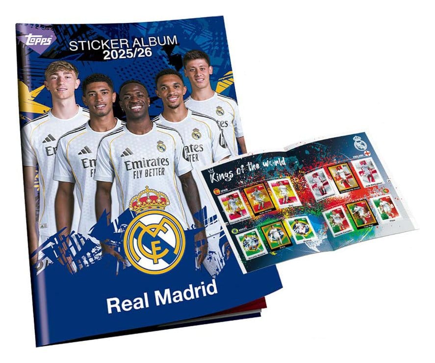 Real Madrid 2025/26 klistremerkesamling albumsett