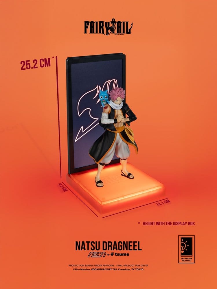 Fairy Tail Neonfigur 1/9 Natsu Dragneel 25 cm