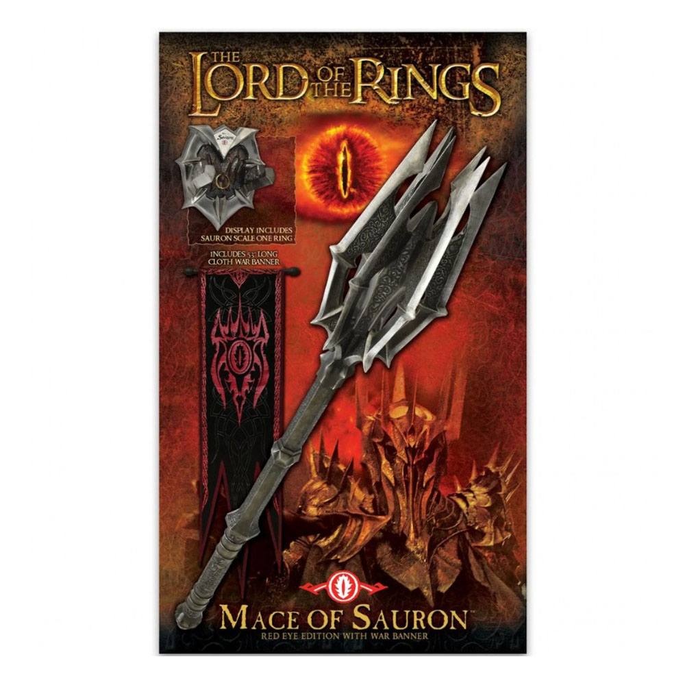 Herr der Ringe Replik 1/1 Streitkolben Sauron mit einem Ring