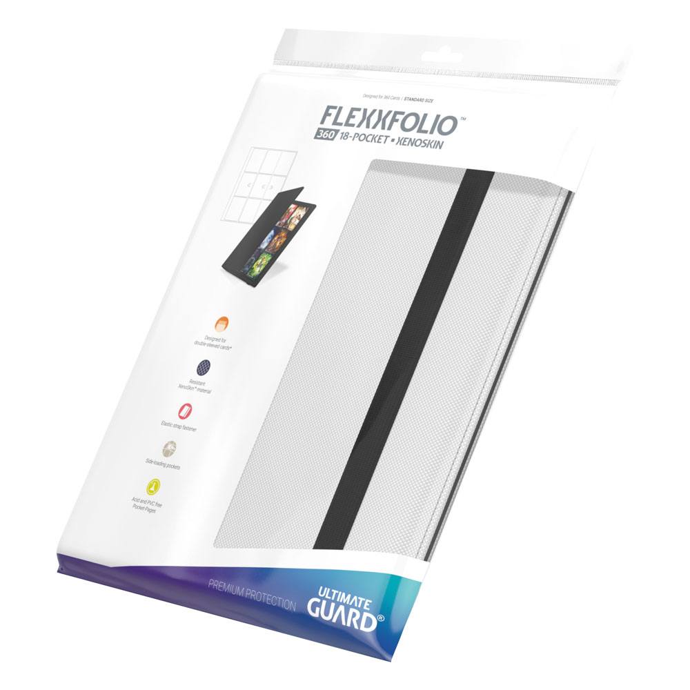 Ultimate Guard FlexXfolio 360 18 -lommer xenoskin - hvit