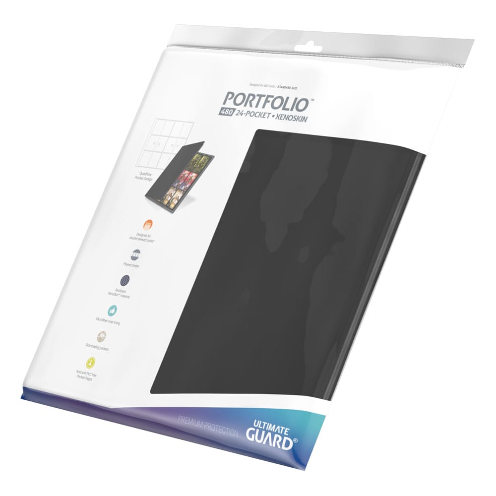 Portfelj Ultimate Guard 480 24 džepa Xenoskin - Black