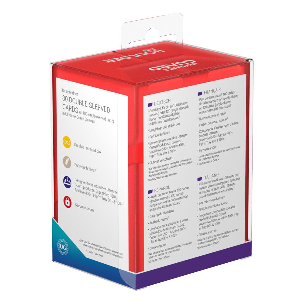 Ultimate Guard Boulder 80+ - Ruby