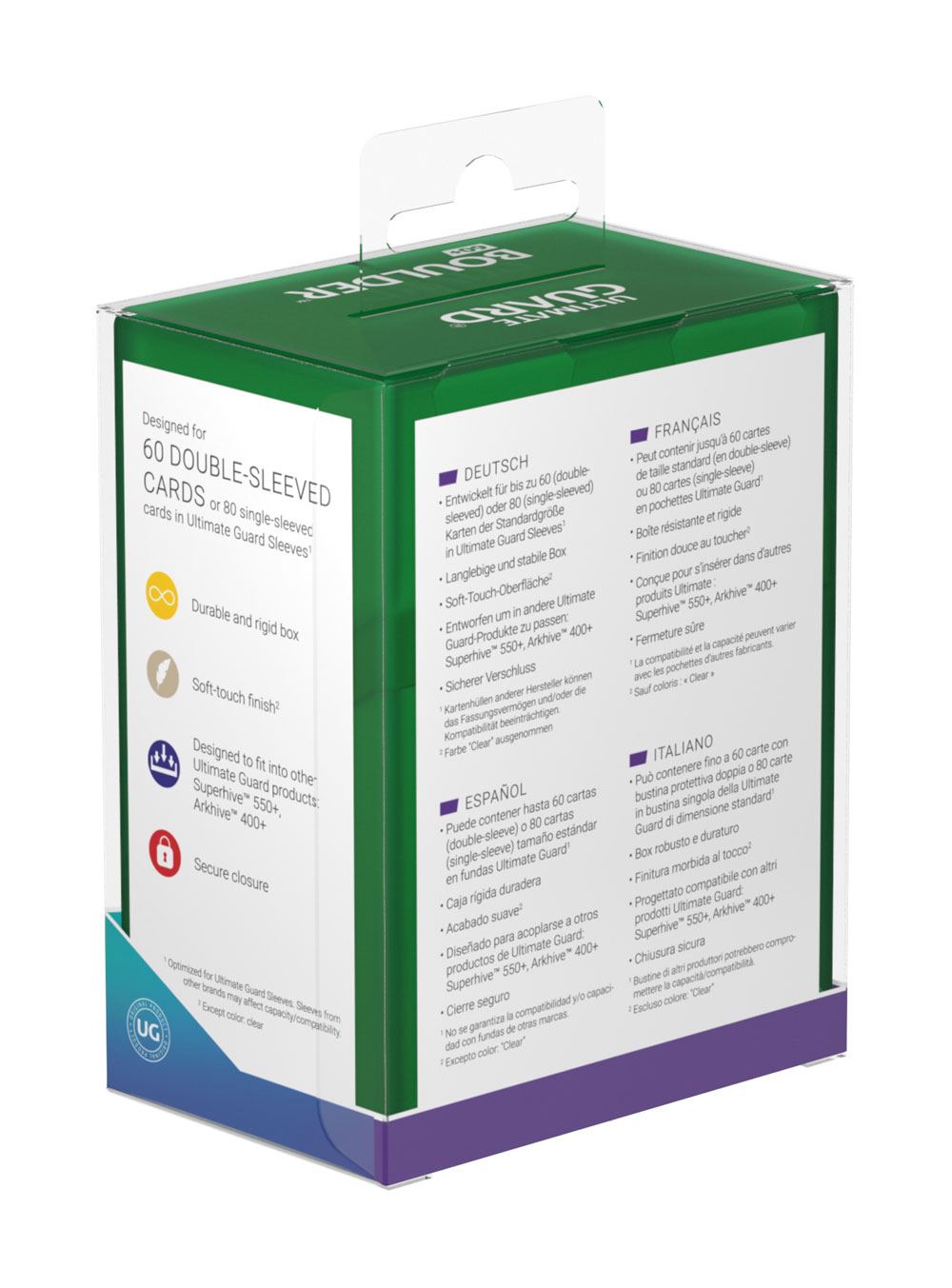Ultimate Guard Boulder 60+ - Esmeralda