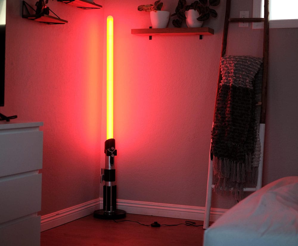 Lampada da terra Star Wars Darth Vader spada laser 152 cm