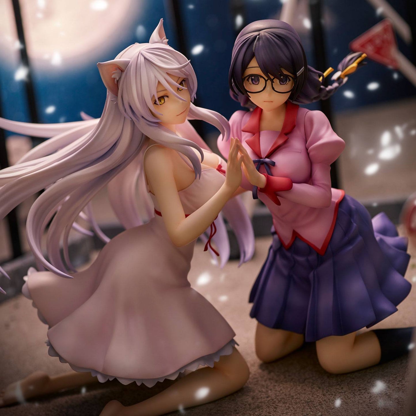 Estatuas de PVC de la serie PVC de Nekomonogatari Monogatari