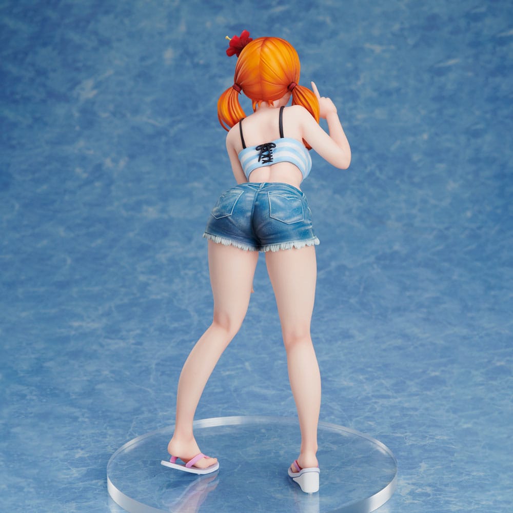 Het café -terras en zijn godinnen standbeeld pvc tsukishima ryusei 21 cm