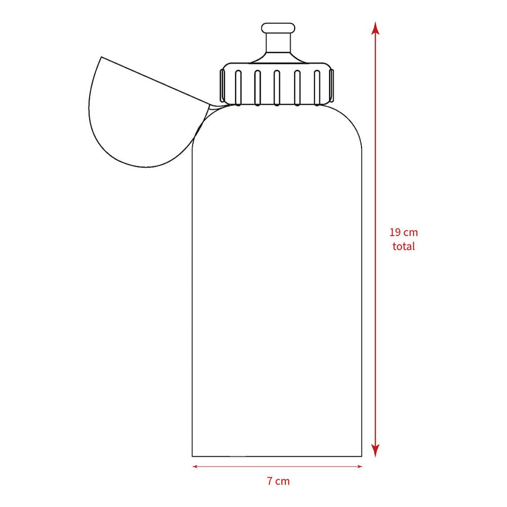 Hello Kitty vattenflaska verkligen uppfriskande 500 ml