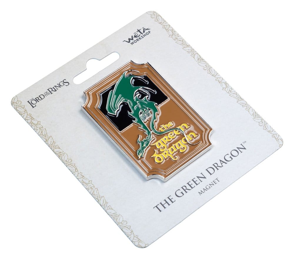 Herr der Ringe Magnet Der Grüne Drache (Emaille) 7 cm