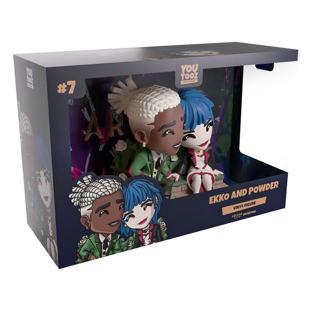 Figuras Vinilo Arcane Pack de 2 Ekko y Polvo 11 cm