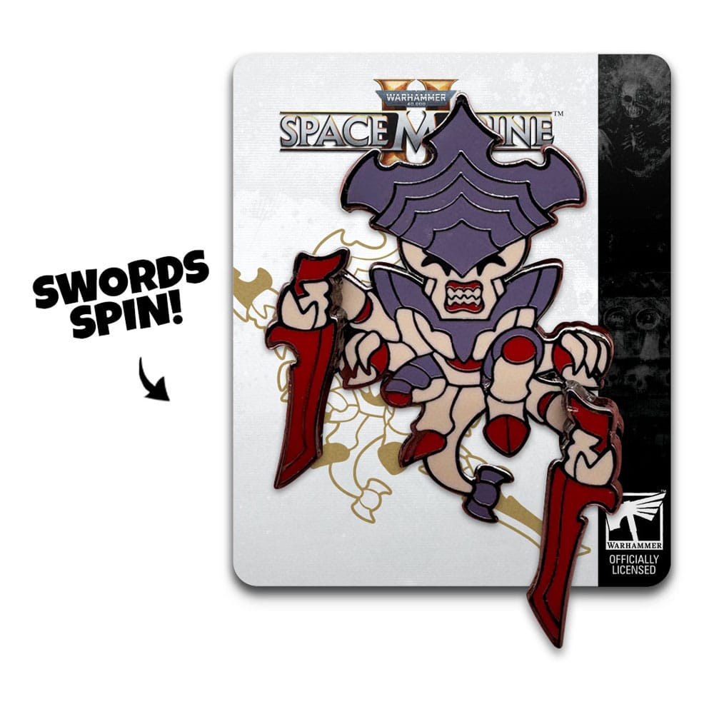 Space Marine 2 Pinli Rozet Tyranid Savaşçısı 5 cm