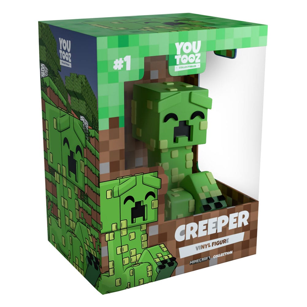 Minecraft vinylfigur hjemsøgt creeper 10 cm