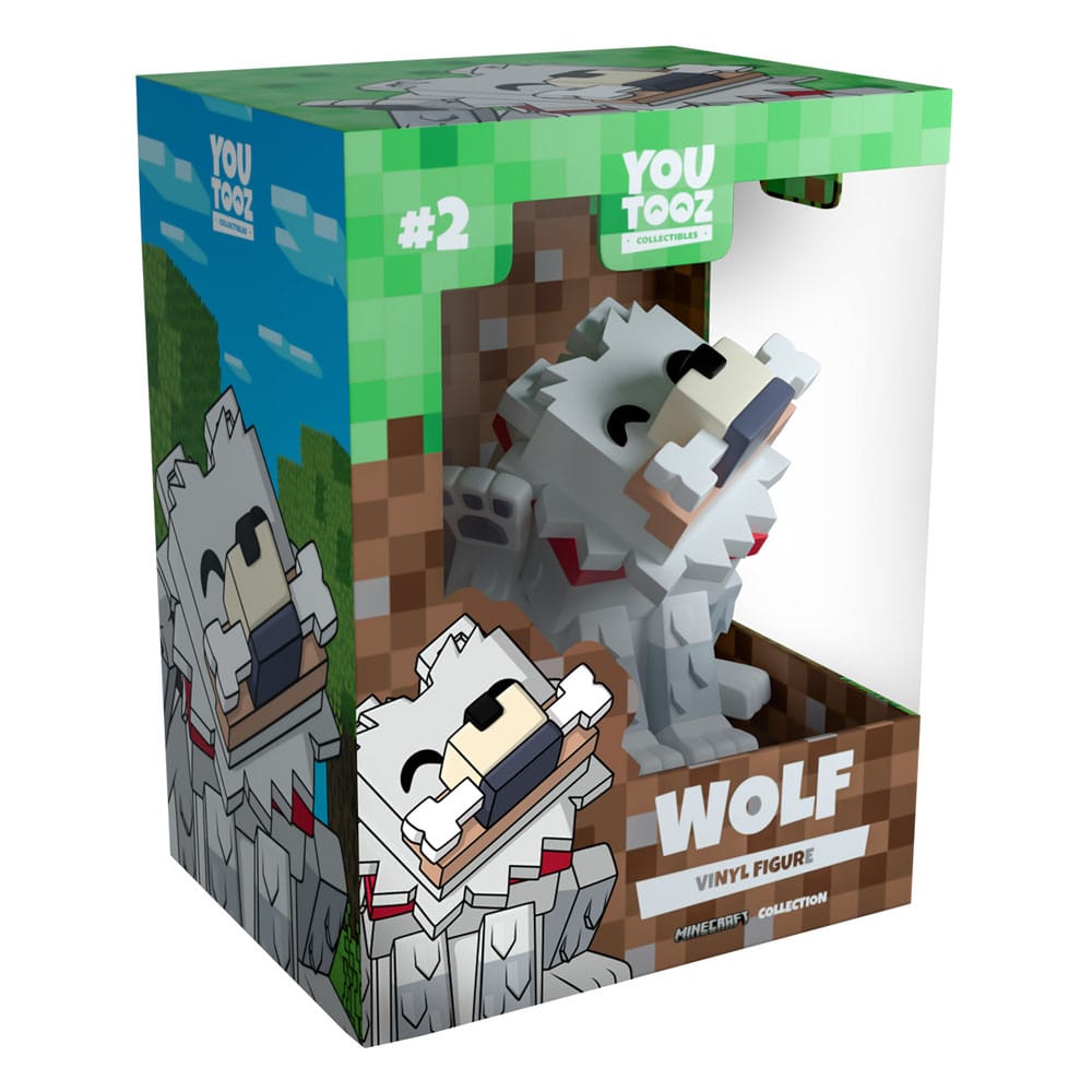 Minecraft vinylfigur Haunted Wolf 10 cm
