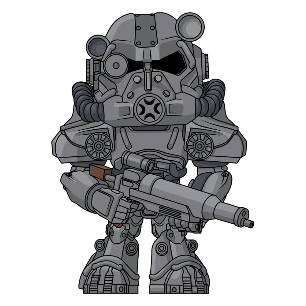 Fallout Vinilo Figura T-60 Power Armor 11 cm