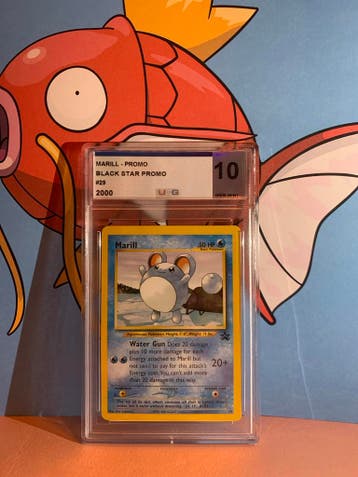 Pokémon Marill Promo #29 UCG 10 Gem Mint Black Star 2000