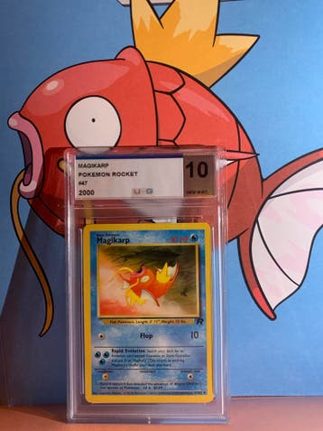 Magikarp Pokémon Rocket #47 UCG 10 Gemme Menta