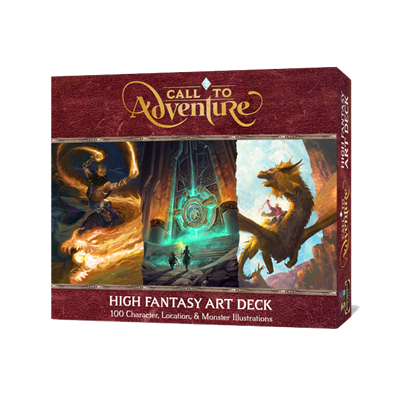 Nazovite avanturu visoke fantasy art palube