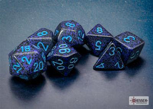 DICE SET SPEC POLY COBALT (7)