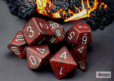 Dice Spect Spec Poly Silver Volcano (7)