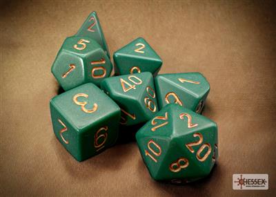 Dice Set OPA Poly Dust/Cobre (7)