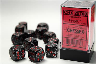 DICE SET SPEC 16MM RUM D6 (12)