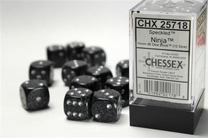 DICE SET SPEC 16mm Ninja D6 (12)