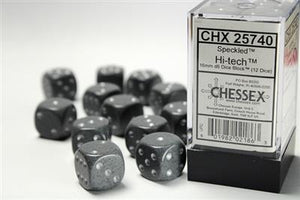DICE SET SPEC 16mm Hi-Tech D6 (12)