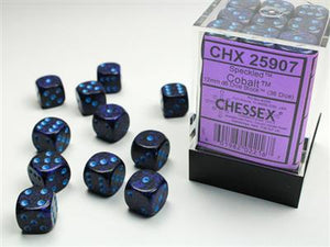 DICE SET SPEC 12mm Cobalt D6 (36)