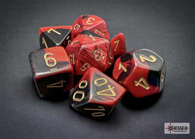 Zar Seti Gemi Poly Black-Red Gold (7)