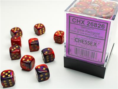 Zar Seti Gemi 15mm Mor-kırmızı Gol D6 (36)